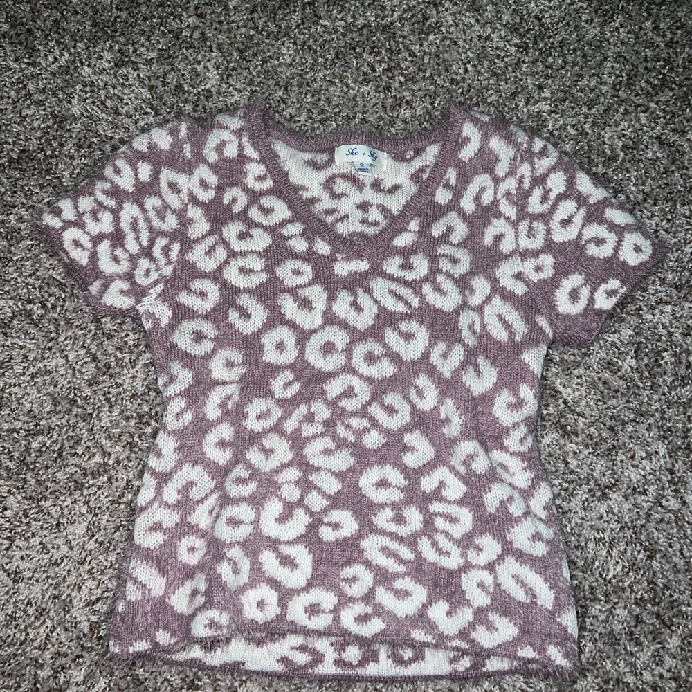 She+sky mid rise shirt